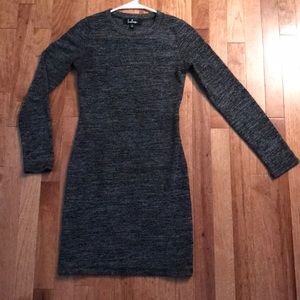 Lulus Grey Sweater dress, S